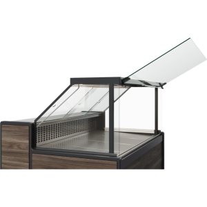 Витрина морозильная Carboma GC111 SL 0,94‑1 (1008 Темный дуб) (без боковин) - Изображение 2