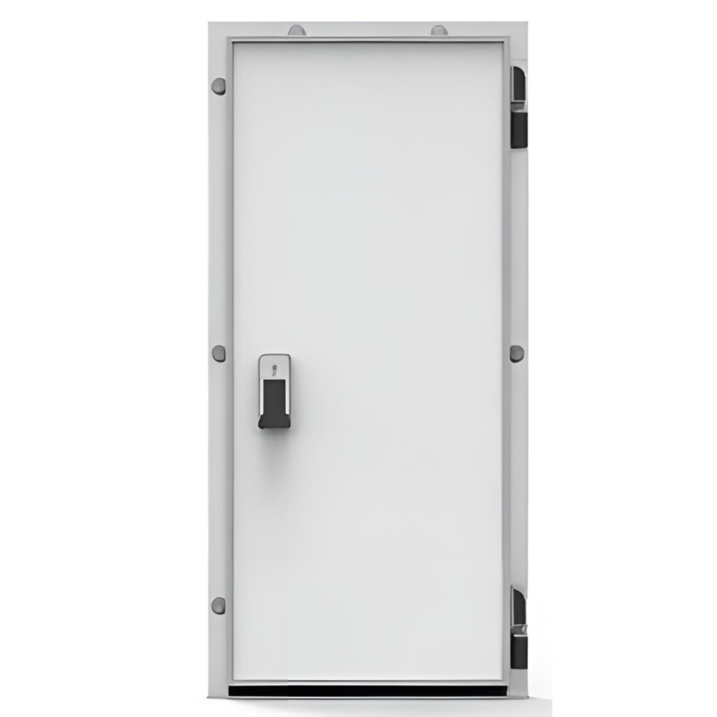 Дверь холодильная распашная одностворчатая НТ-РДО-1000*1900/120 (с металлической рамой)