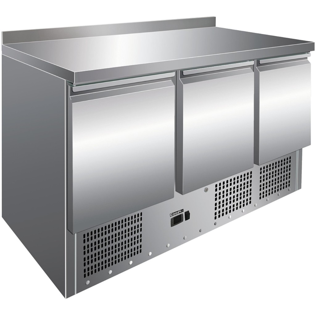 Стол холодильный среднетемпературный Cooleq S903 TOP S/S с бортом