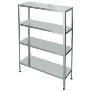 Стеллаж с 4-я сплошными полками МХМ С-4-0,4/1,0/2,0