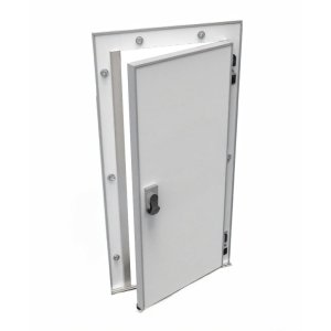 Дверь холодильная распашная одностворчатая НТ-РДО-900*2100/120 (с металлической рамой) - Изображение 2