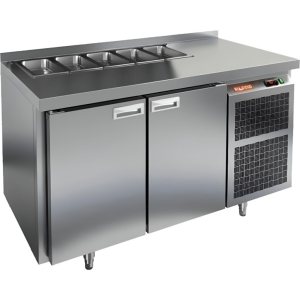 Стол холодильный для салатов HiCold SL1-11GN (1/3) без крышки