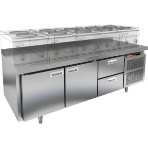 Стол морозильный HiCold GN 112/BT LT под тепловое оборудование