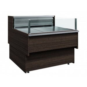 Витрина холодильная Carboma GC110 VM 1,25-2 (ВХСо-1,25 Carboma CG 110 (динамика)) (1005 венге)