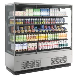 Горка холодильная Carboma FC20-07 VM 1,9-1 LIGHT фронт Х0 (версия 2.0) (9006-9005) - Изображение 2