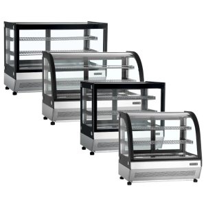 Витрина холодильная настольная TEFCOLD LCT900F BLACK - Изображение 4