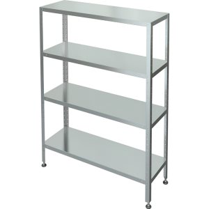 Стеллаж с 4-я сплошными полками МХМ С-4-0,4/1,4/1,8 